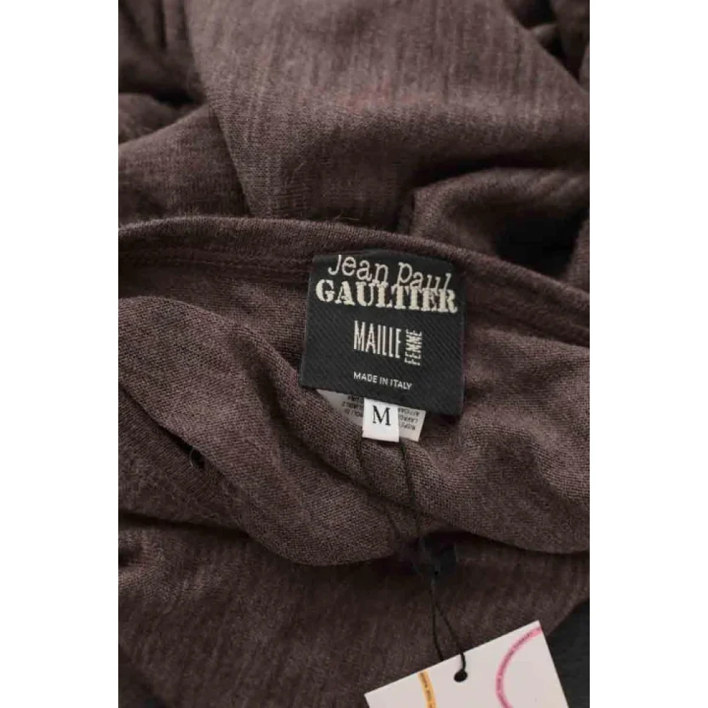 Jean Paul Gaultier Pre-owned Wool tops Brown Dames