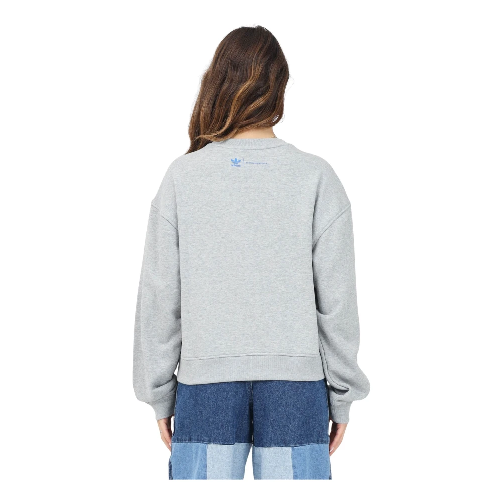 adidas Originals Ksenia Grijze Crewneck Sweater Gray Dames