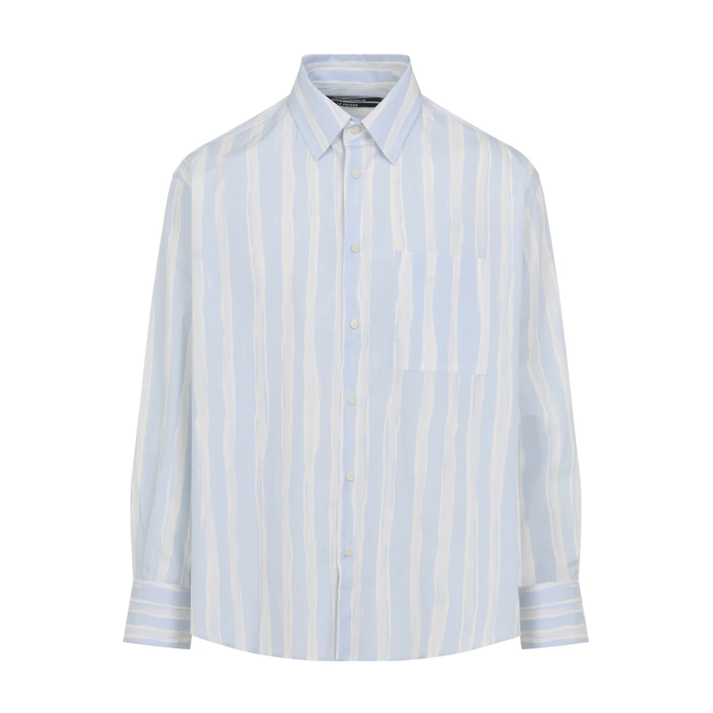 Jacquemus Men's Multicolor Casual Shirts, L, La Chemise Camargue