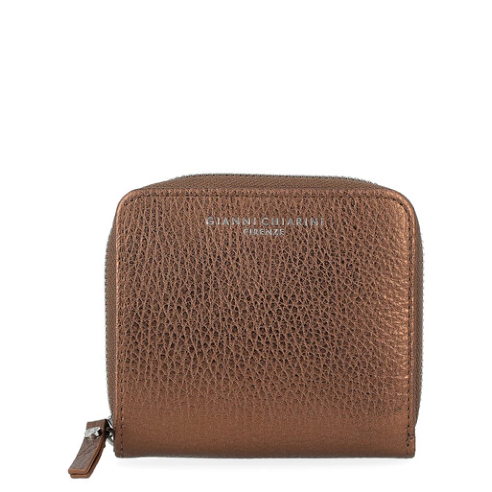Gianni Chiarini Mannelijk Bruin Accessoires Heren, One Size, Leer, Wallets Dollaro Wallet