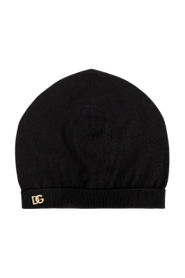 Cashmerehatt med DG-logbroderi