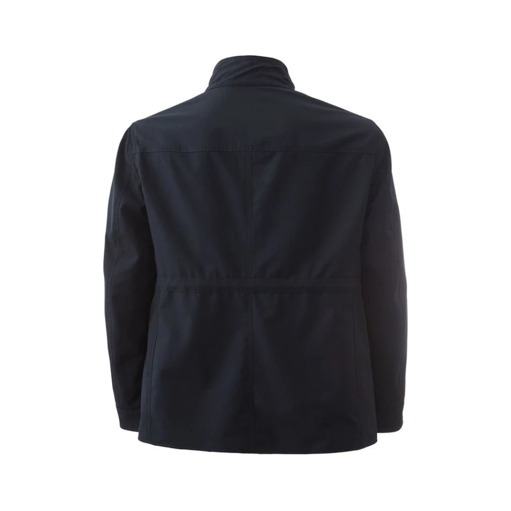 Lardini Elegante blauwe wollen jas voor mannen Blue Heren