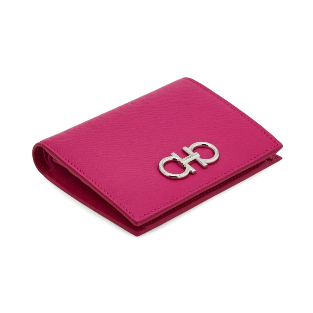 Salvatore Ferragamo Stijlvolle Portemonnees Collectie Pink Dames