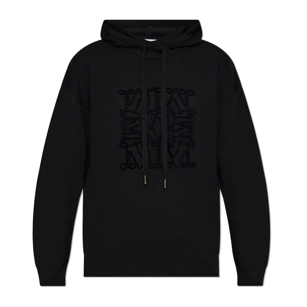 Max Mara Hoodie Black Dames