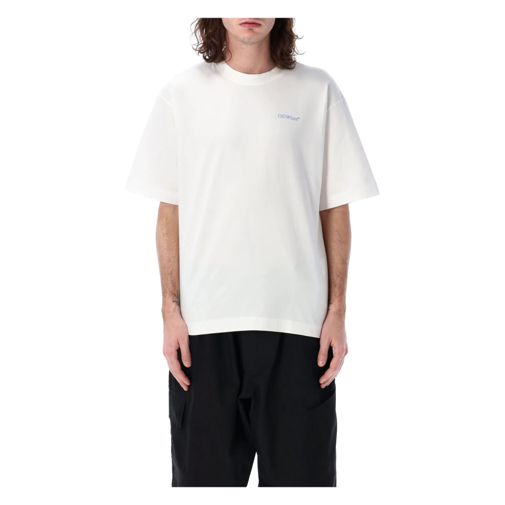 Off White Pijl Skate T-Shirt White Heren