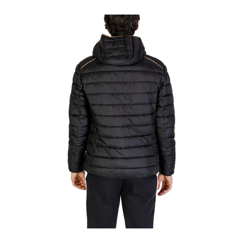 Alviero Martini 1a Classe Zwarte Lichtgewicht Polyamide Jas Black Heren