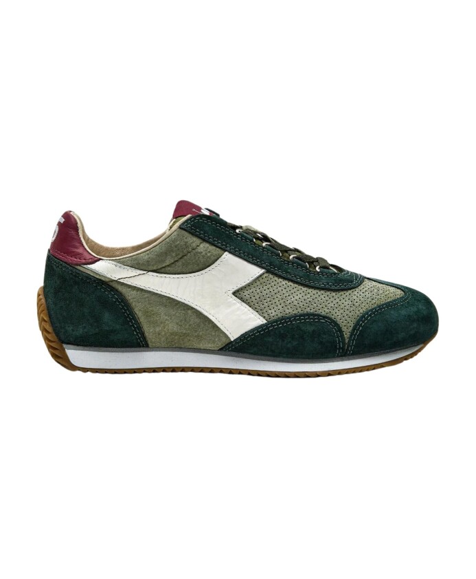 sneakers-heritage-en-daim-vert