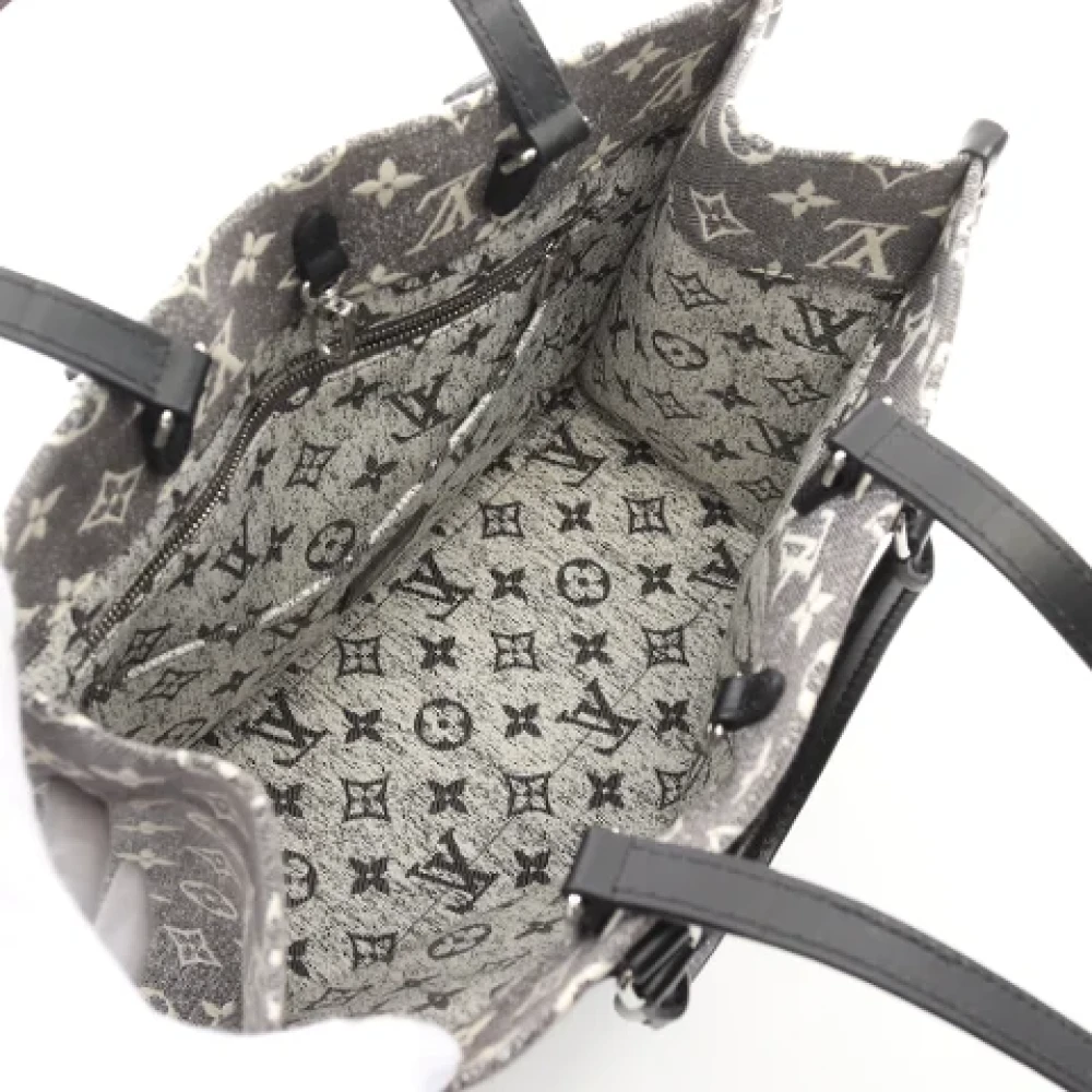 Louis Vuitton Vintage Pre-owned Denim louis-vuitton-bags Black Dames