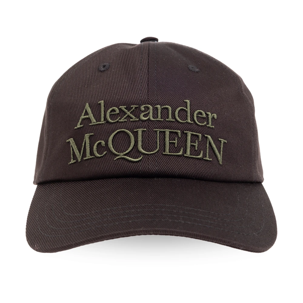 Alexander mcqueen Logo Baseball Cap Black Unisex