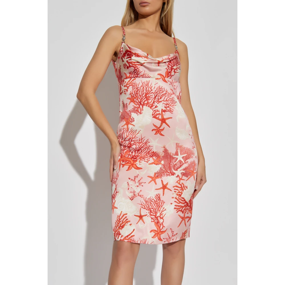 Versace Korte jurk Barocco Sea Multicolor Dames