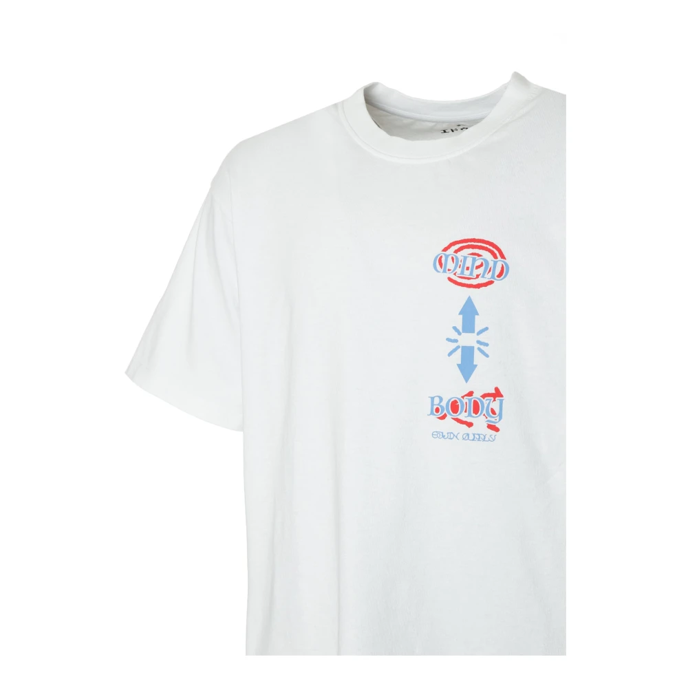 Edwin Pachinko Grafisch T-shirt White Heren