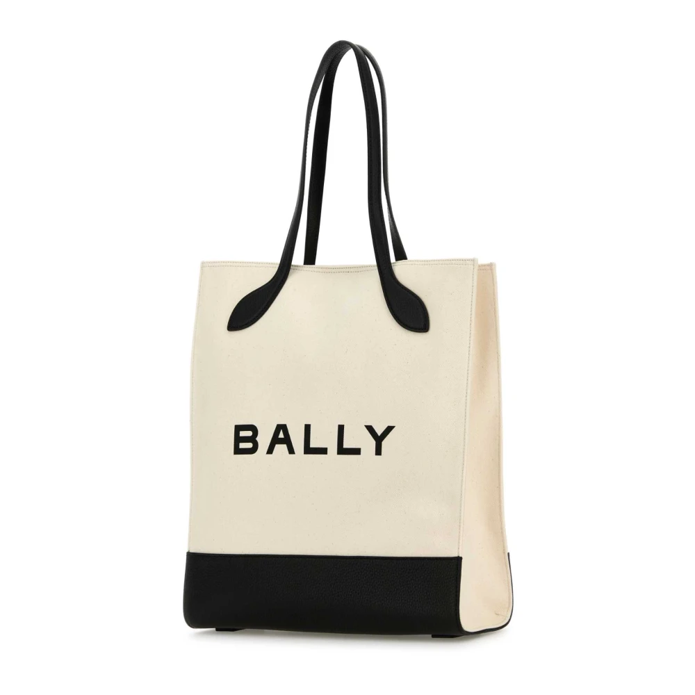 Bally Stijlvolle Ivoor Canvas Winkelmand Beige Dames