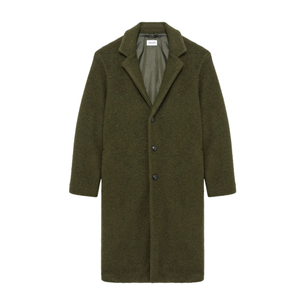 Amish Wollen Enkellange Jas Green Heren