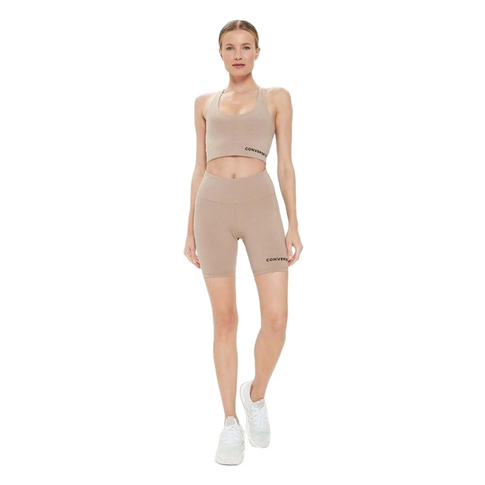 Converse Wordmark Bike Cycling Tights Brown Dames