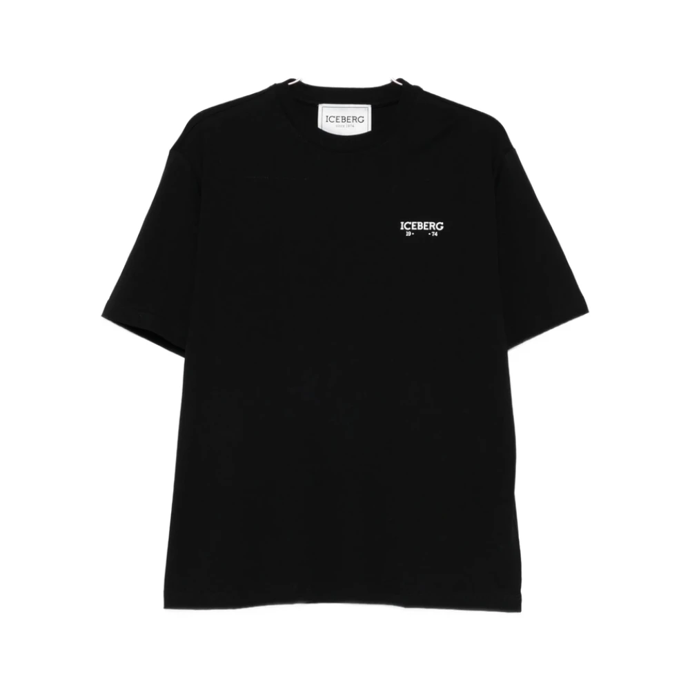 Iceberg - Tops > T-Shirts - Black - Iceberg - Modalova