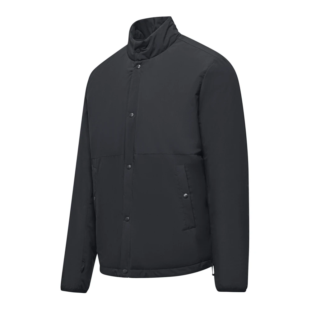 BomBoogie Gevoerde Gewatteerde Trenchcoat Blue Heren