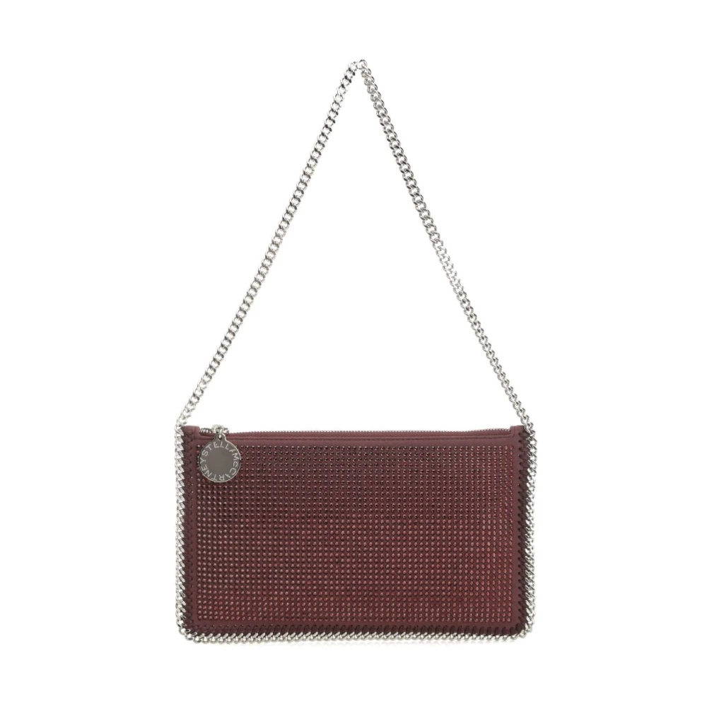 Stella Mccartney Women's Burgundy Chain Link Shoulder Bag