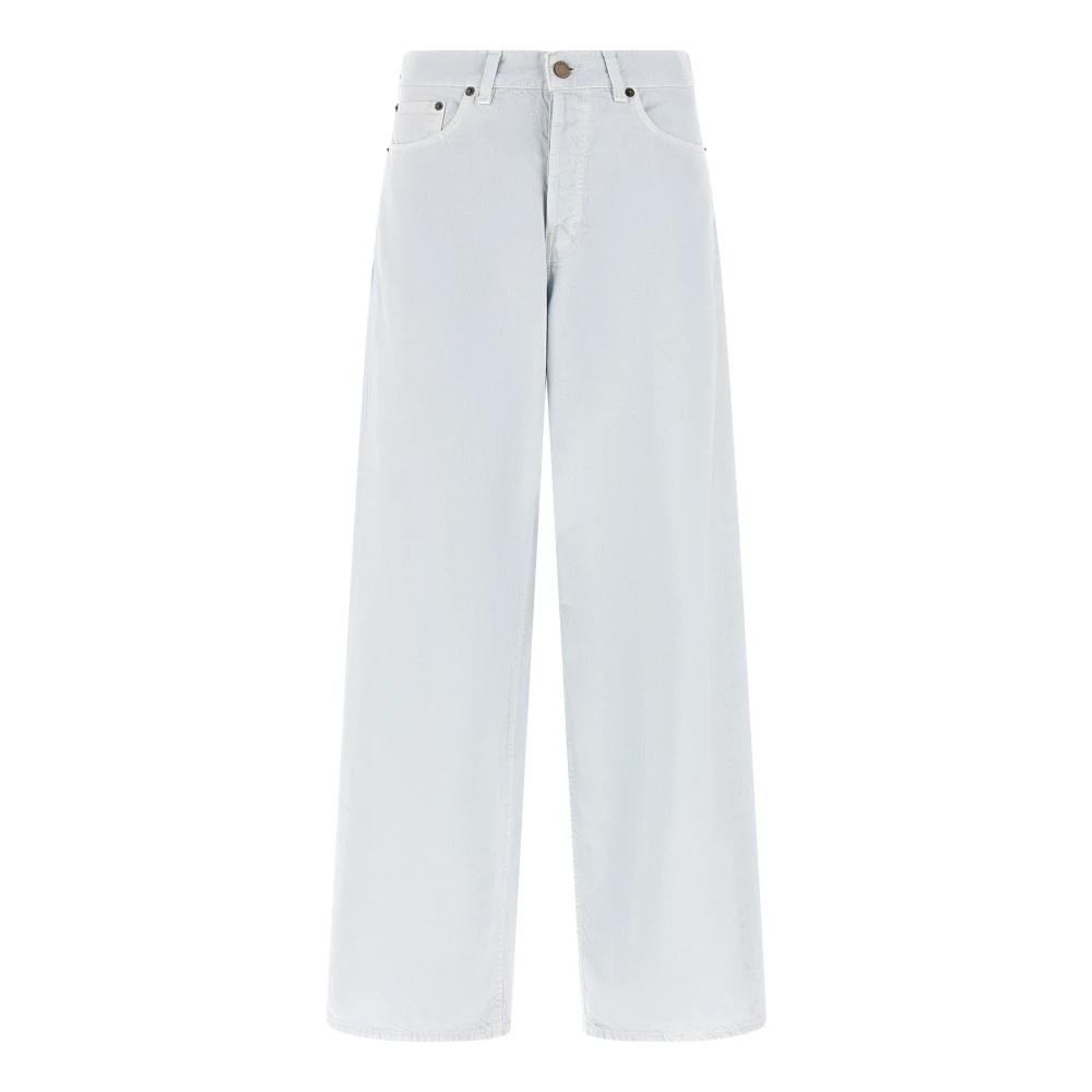 Haikure White Wide Jeans, Female, W27, Bethany Twill Jeans