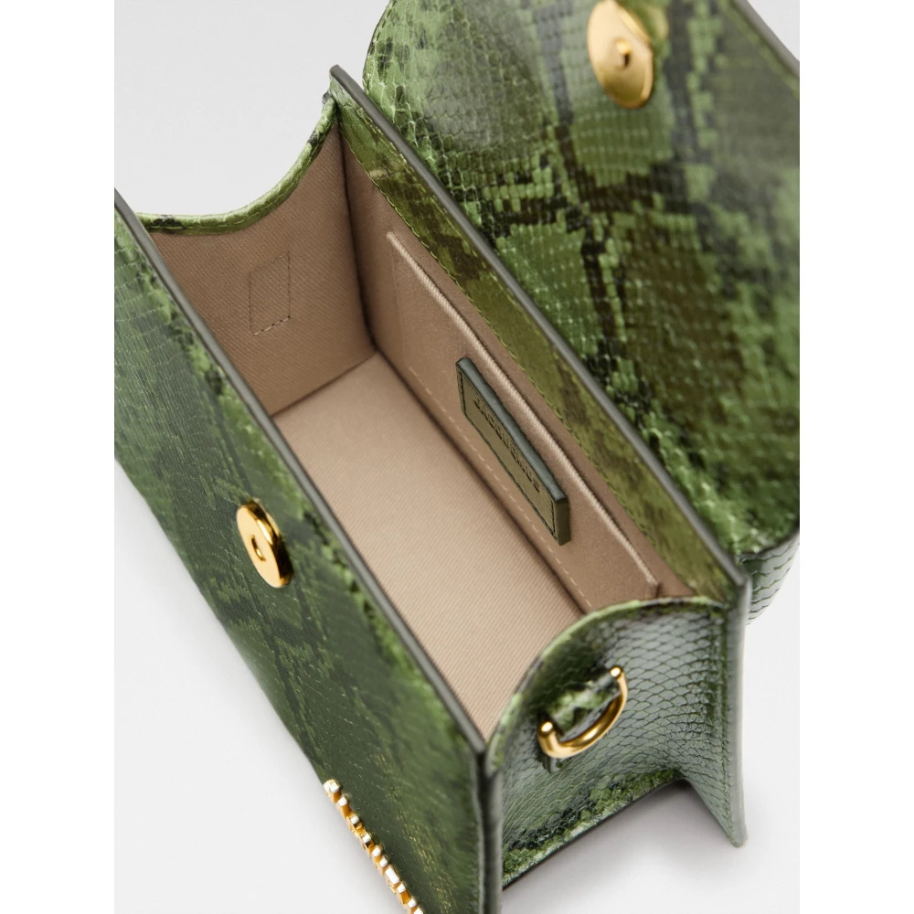 Jacquemus Groene Le Chiquito Moyen Tas Green Dames