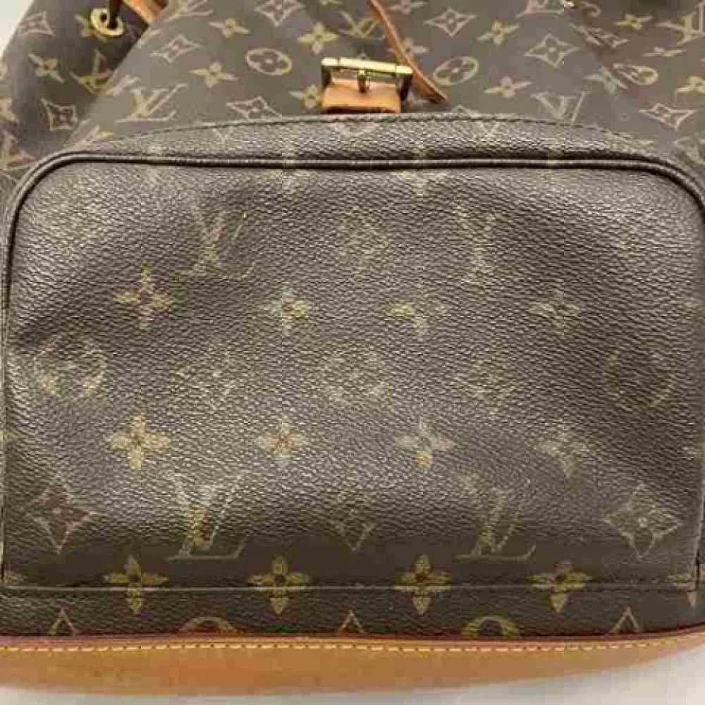 Louis Vuitton Vintage Pre-owned Canvas backpacks Brown Dames