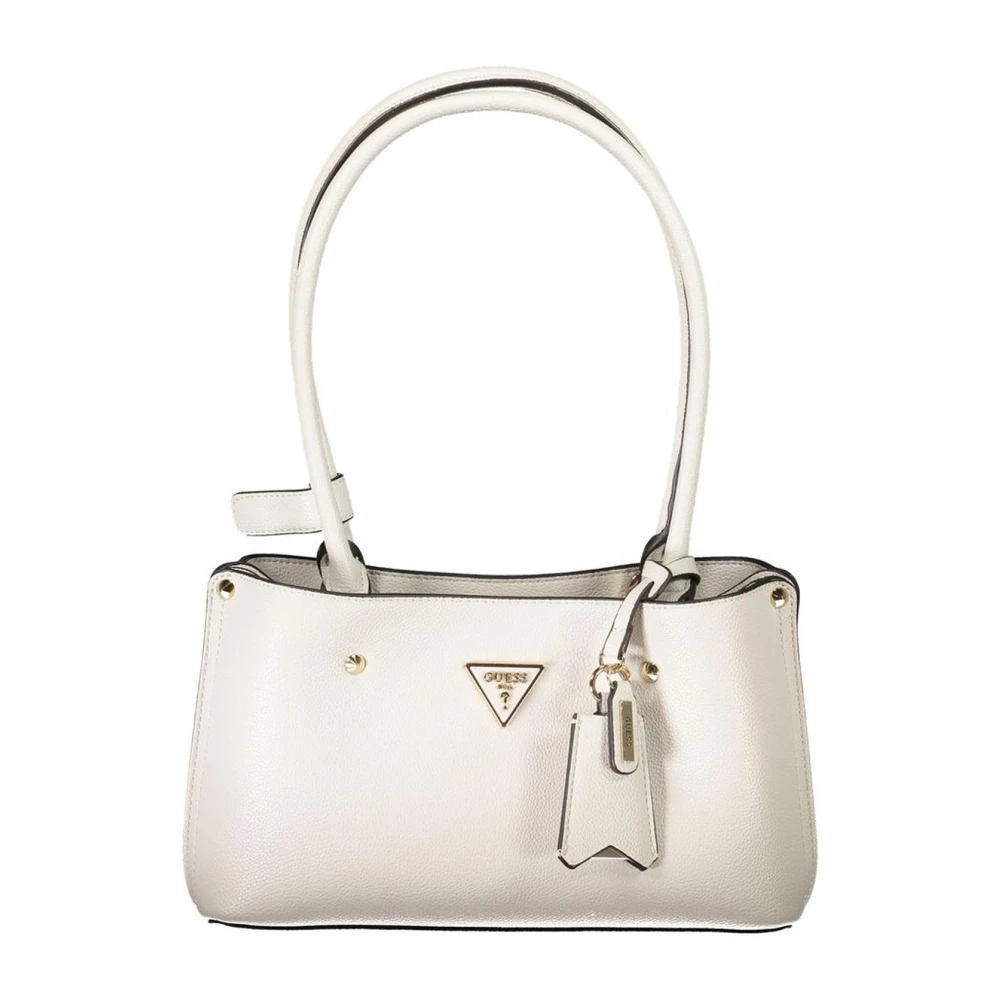Guess Grijze Gestructureerde Polyethyleen Handtas voor Vrouwen Gray Dames