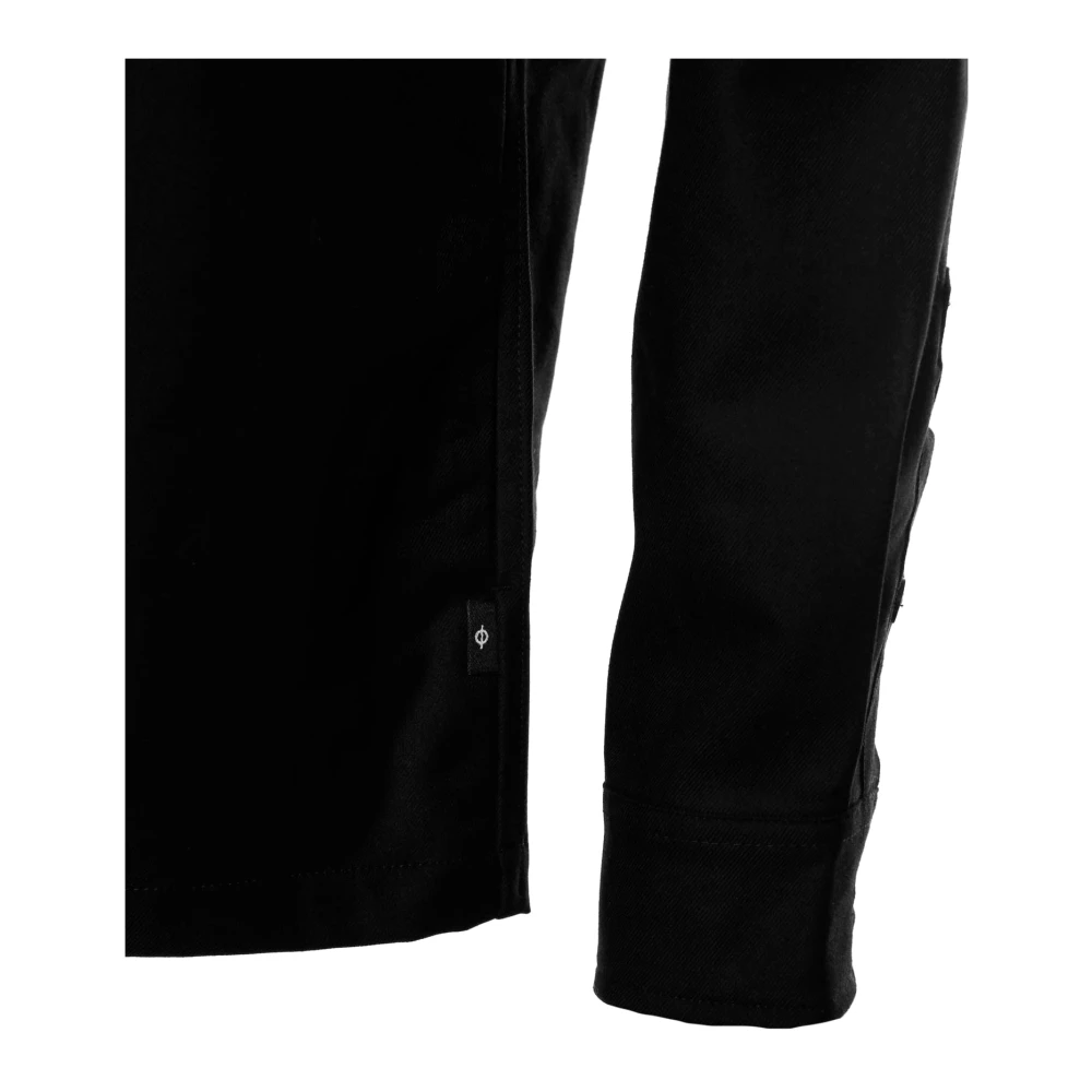 Samsøe Zip Shirt Jas met Kraag Black Heren