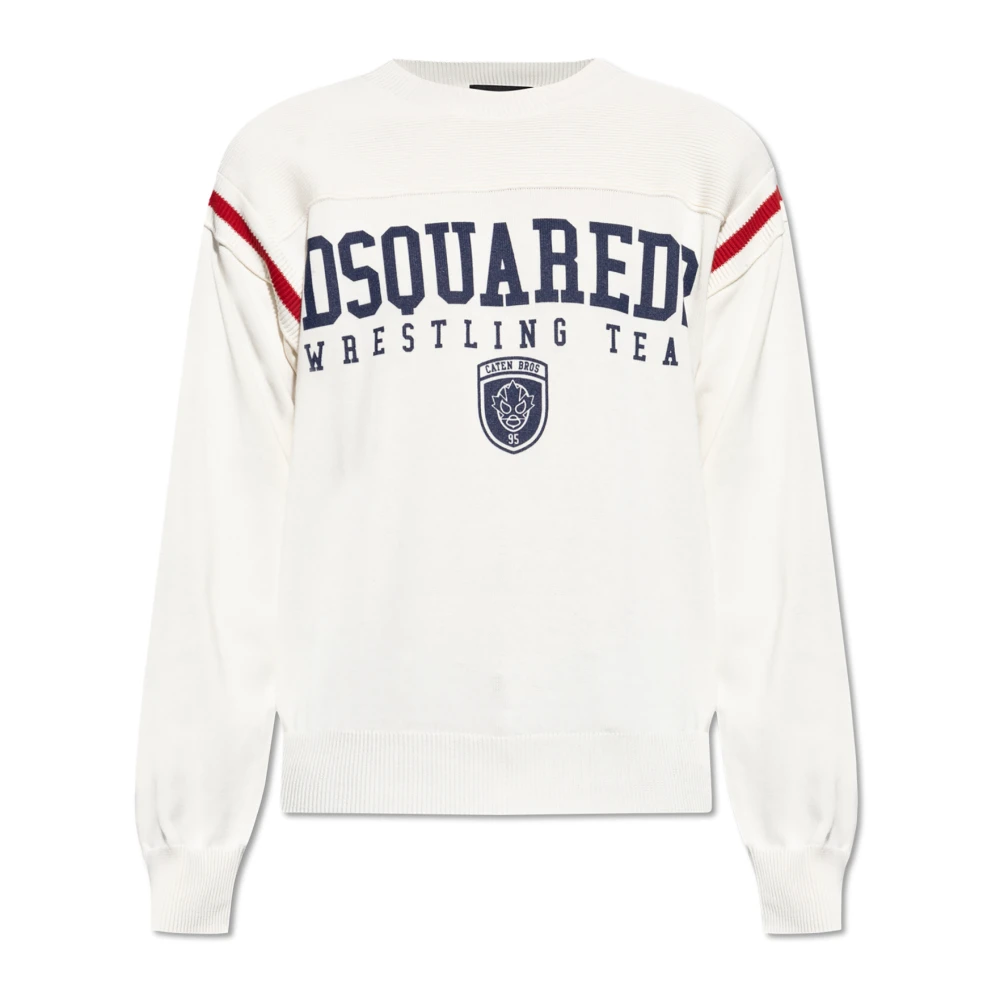 Dsquared2 Trui met logo Beige Heren