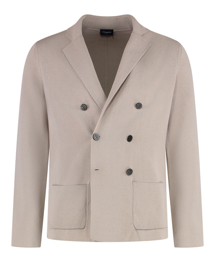 blazer-en-coton-tricot-col-revers