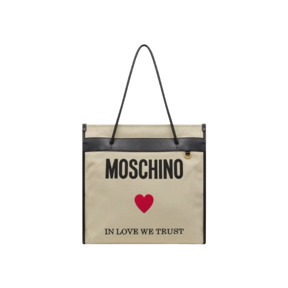 Moschino Tote Bags Beige Dames