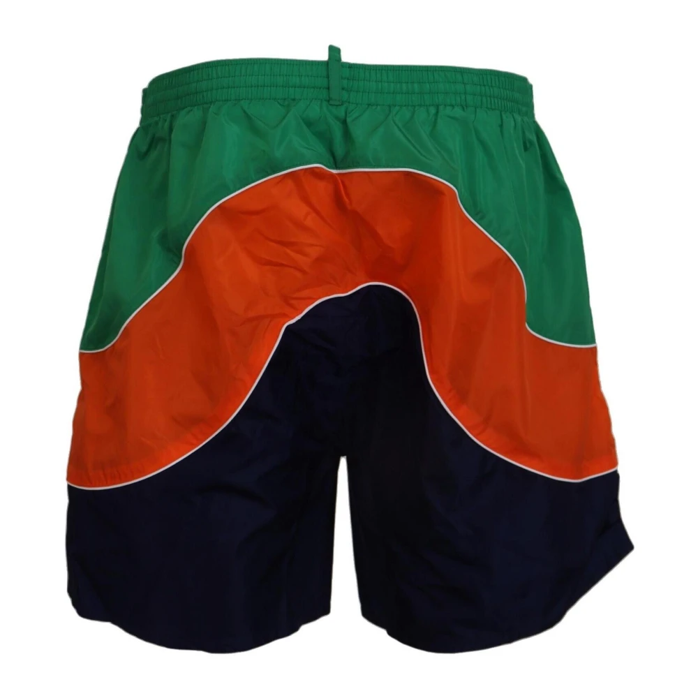Dolce & Gabbana Kleurrijke zwemshorts met logodetails Multicolor Dames