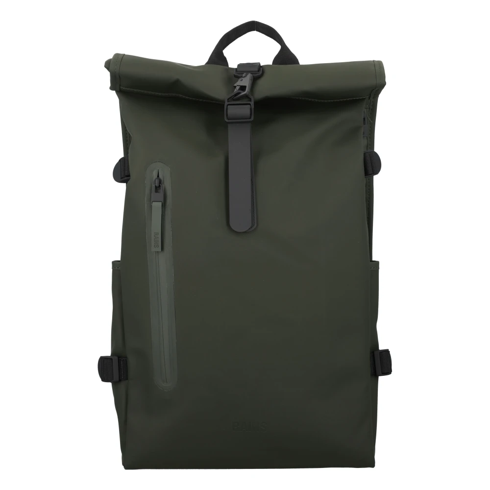 Rains Rolltop Rugzak Large Green Unisex