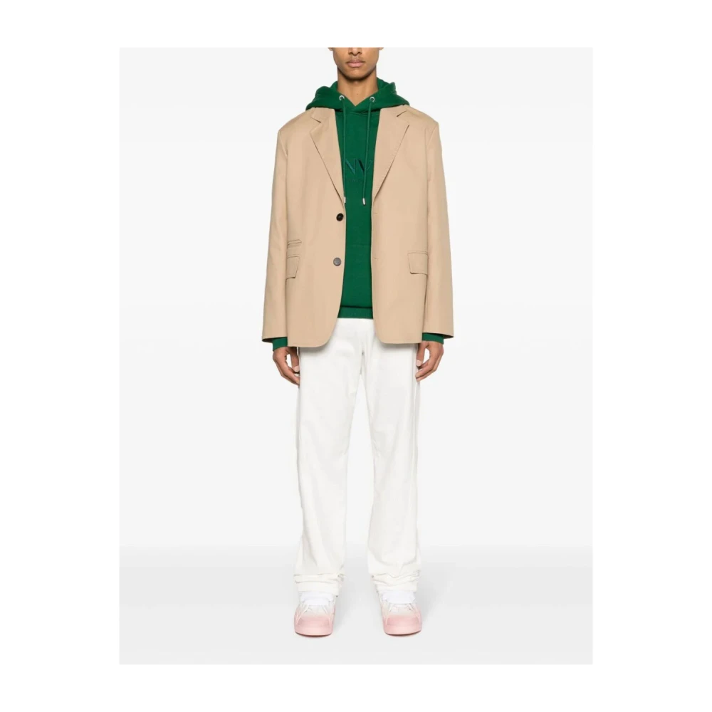 Lanvin Bruine Jas voor Mannen Brown Heren
