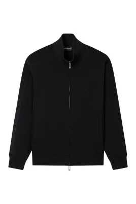 Full-zip Sweatshirt med Micro-eagle Band