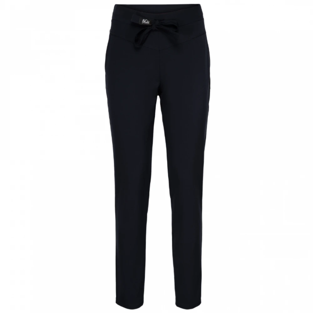 &Co Woman Slim Fit Broek Blue Dames