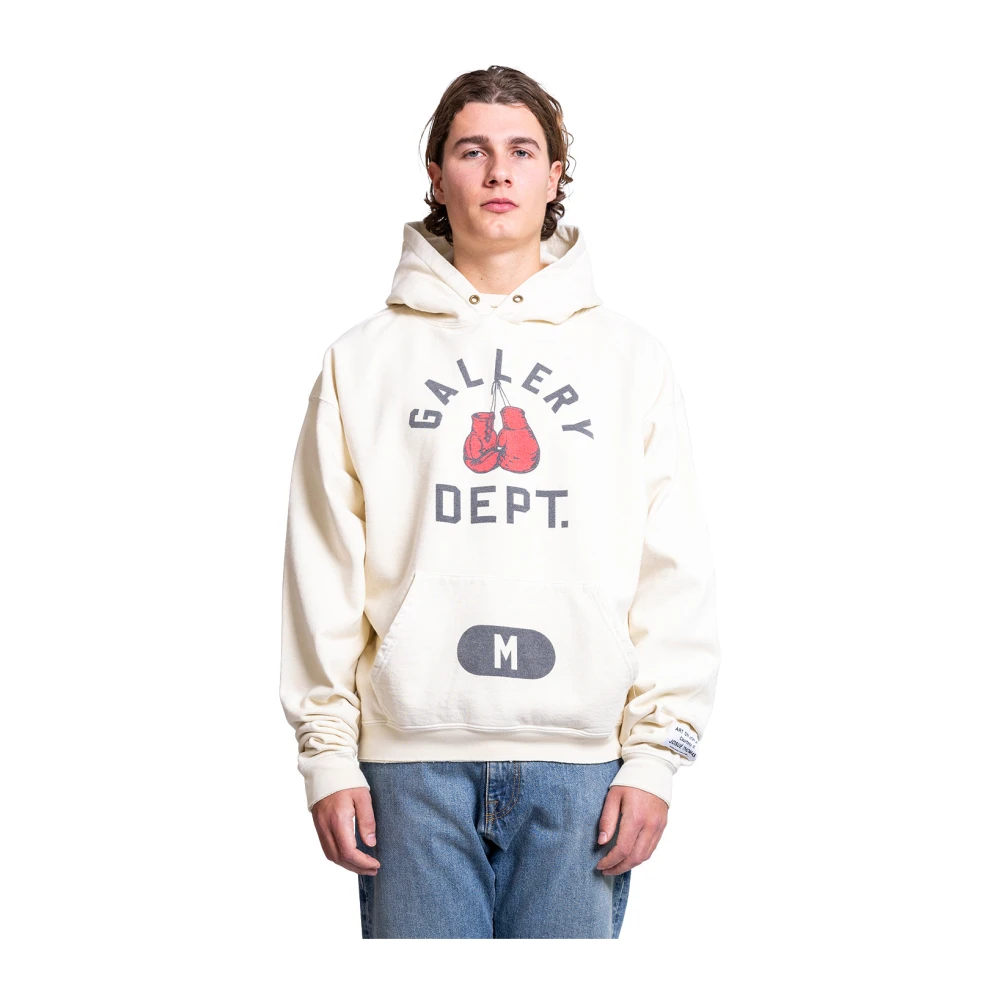Gallery Dept. Crème Hoodie Bokskleding Beige Heren