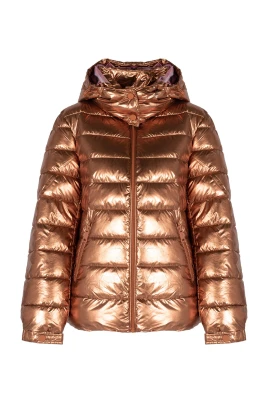 Metallic Puffer Bomberjacka