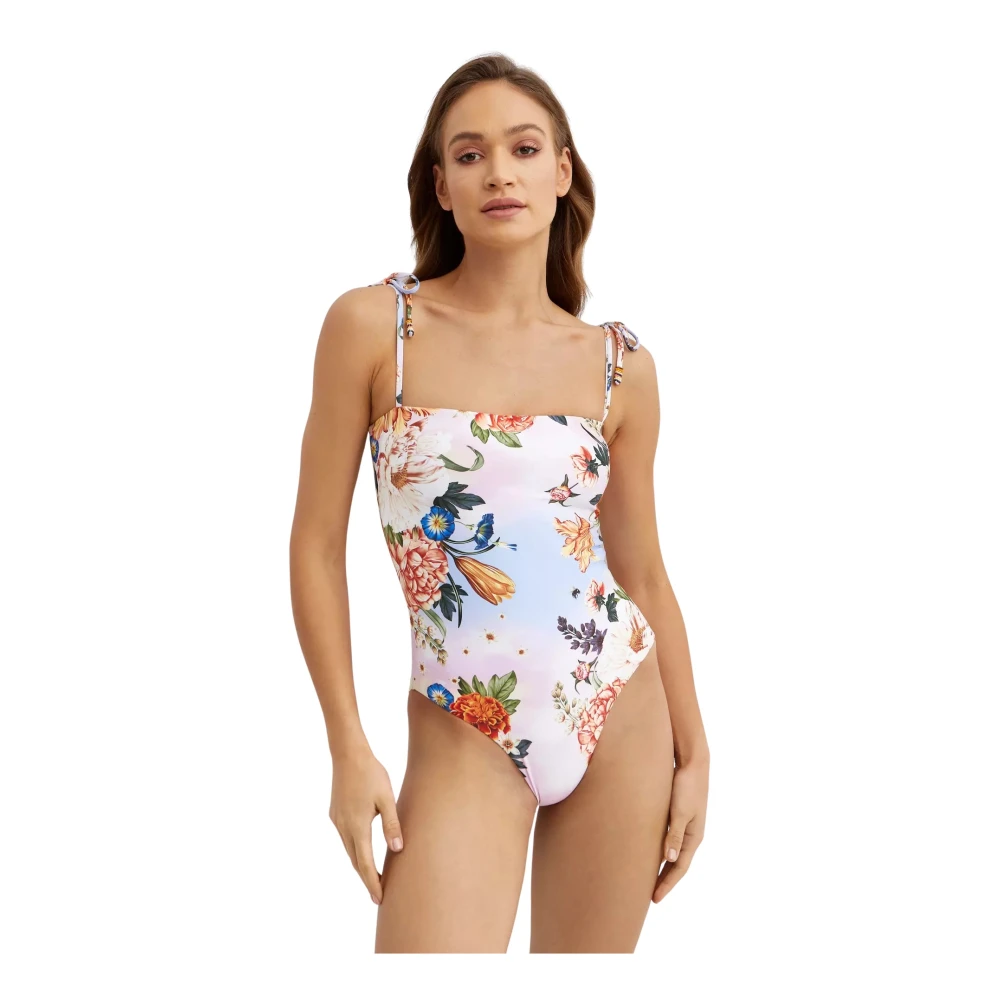 Agua by Agua Bendita Bloemig Badpak Kailan Multicolor Dames