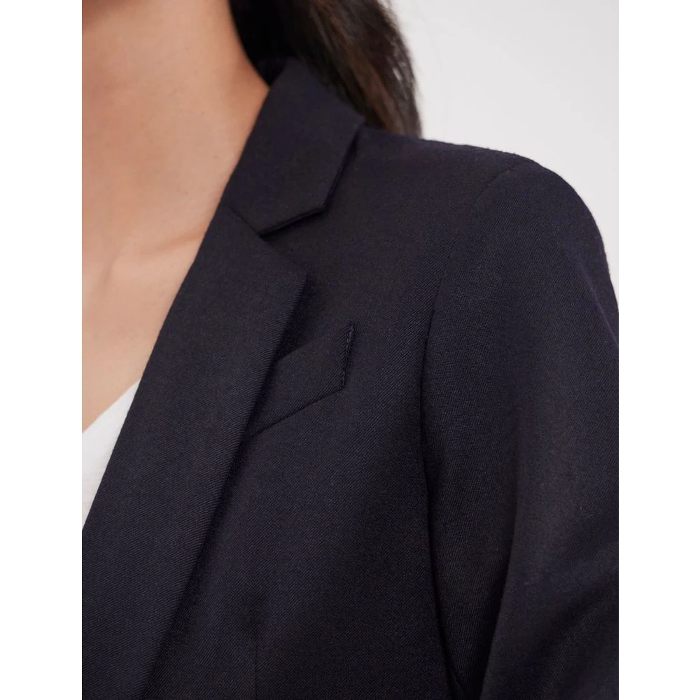 Ines De La Fressange Paris Nicoletta navy blue jas Blue Dames