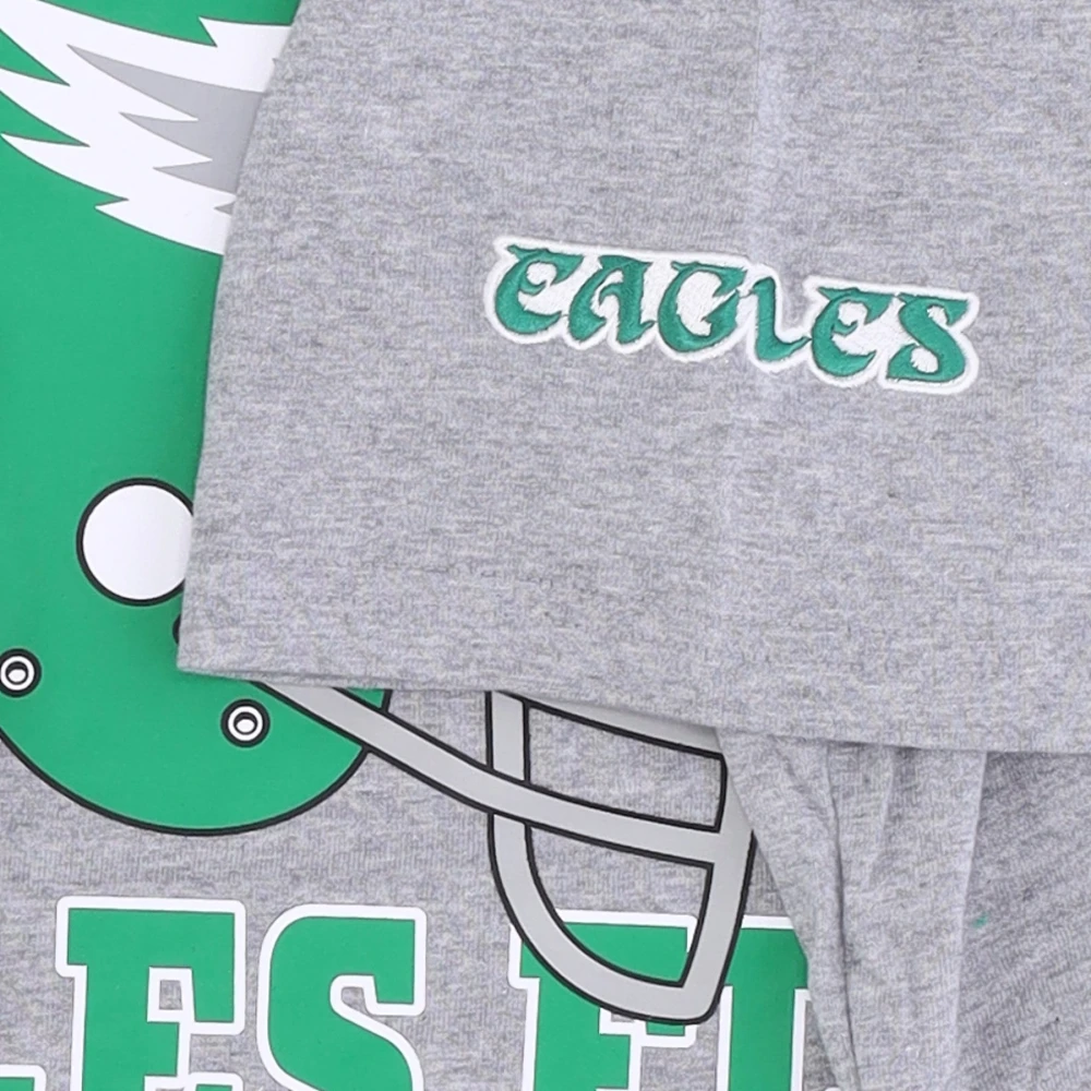Mitchell & Ness Philadelphia Eagles NFL Team T-shirt Gray Heren