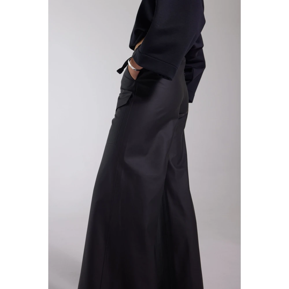 Stutterheim Waterdichte overall broek met trekkoord taille Black Dames
