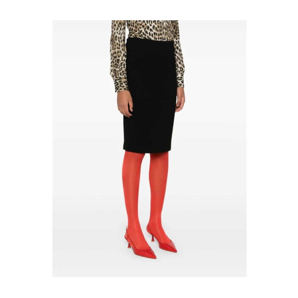N21 Midi Rokken in Zwart Gonna Stijl Black Dames