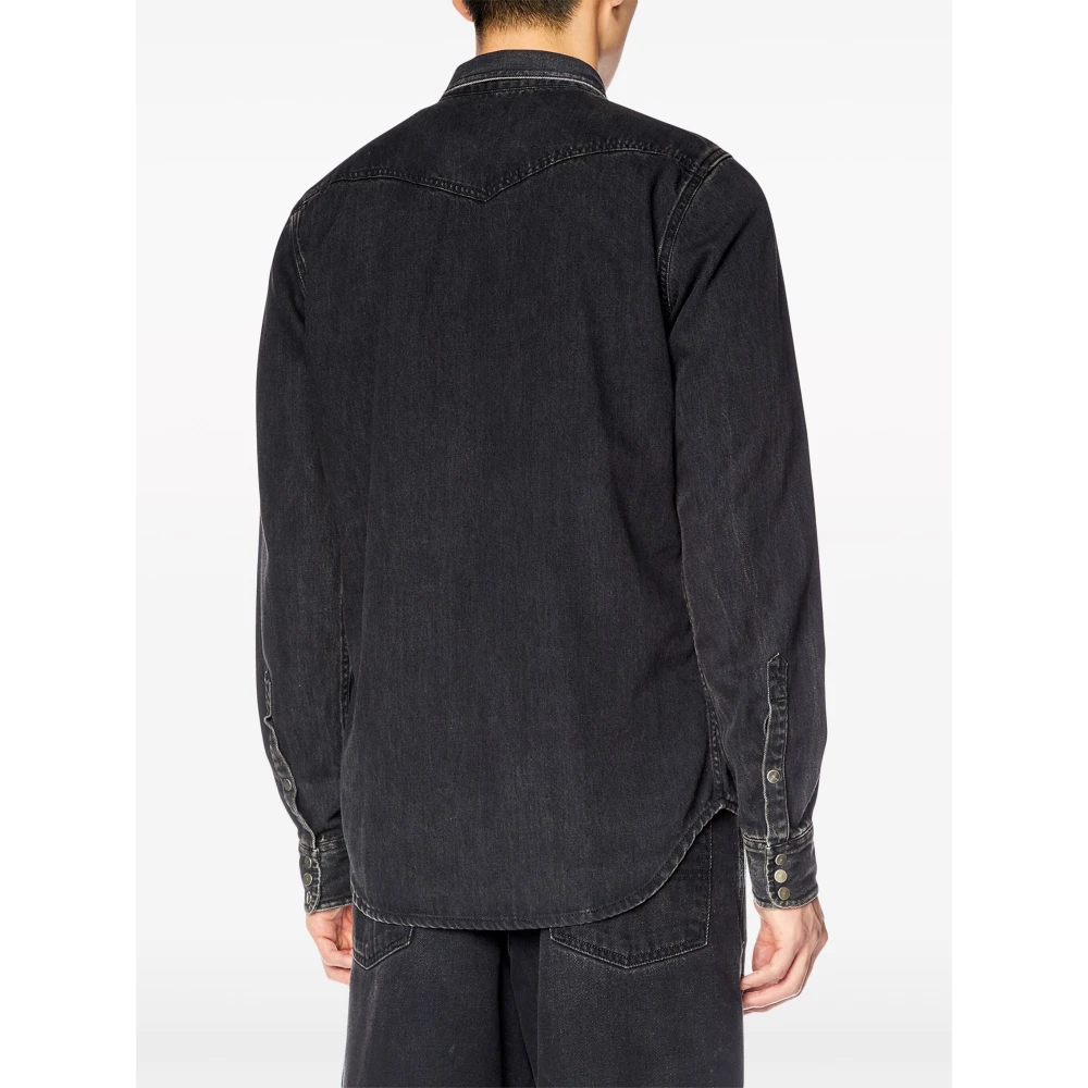 Diesel Zwarte Shirt Collectie Black Heren