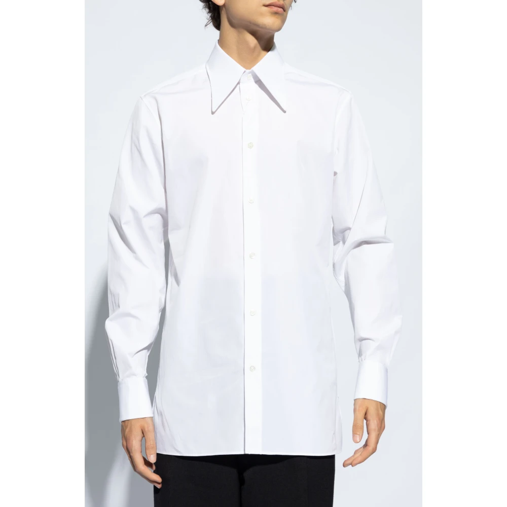 Maison Margiela Katoenen overhemd White Heren