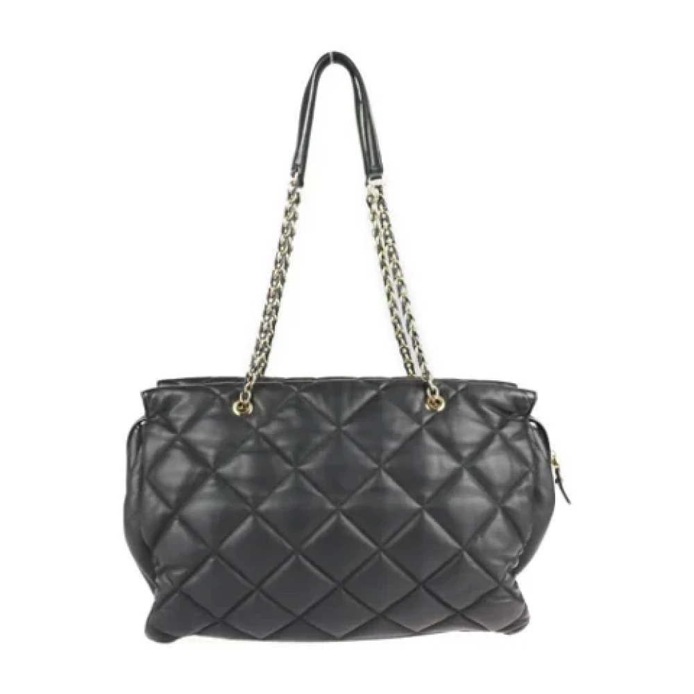 Salvatore Ferragamo Pre-owned Fabric shoulder-bags Black Dames