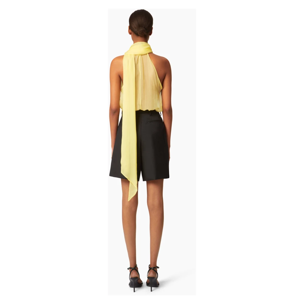 Nina Ricci Halterneck Lavallière Yellow Dames