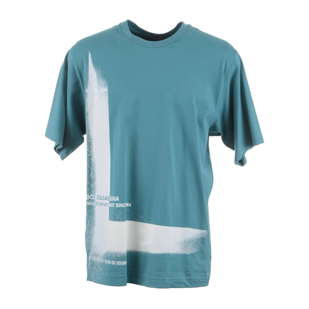 Dolce & Gabbana Heren T-shirt korte mouw Green Heren