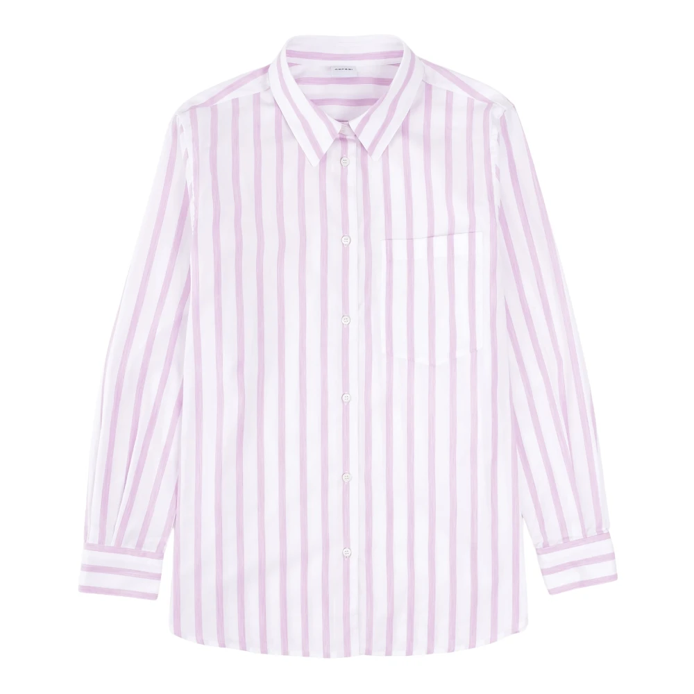 Aspesi Gestreepte Blouse Pink Dames