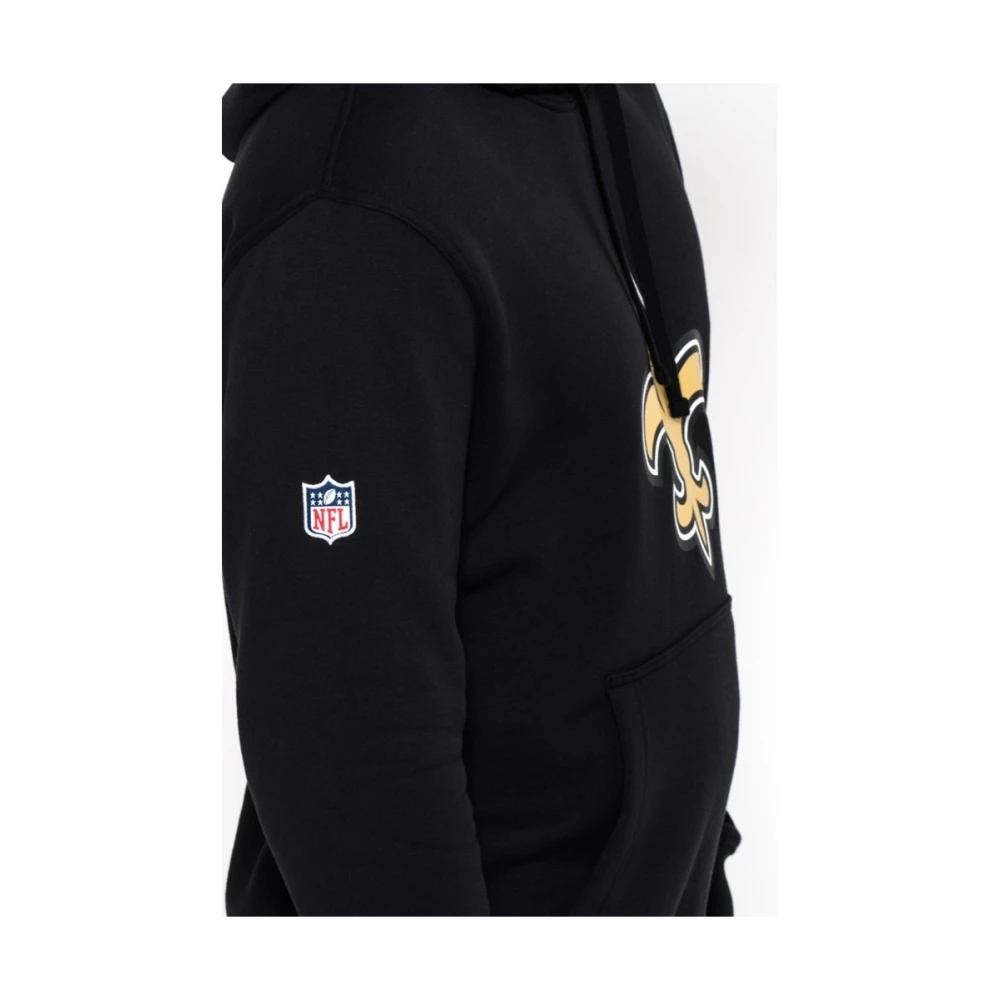 new era Zwarte Saints Team Logo Hoodie Black Heren