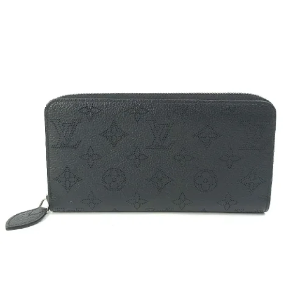 Louis Vuitton Vintage Pre-owned Fabric wallets Black Dames