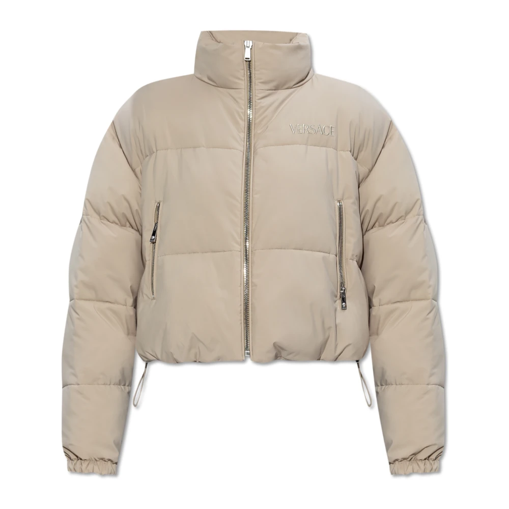 Versace Omkeerbaar gewatteerd jack Beige Dames